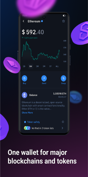 1inch: Crypto DeFi Wallet экрана 2