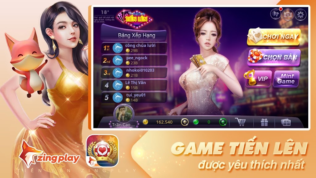 Tiến lên Miền Nam - Tiến Lên - ZingPlay屏幕截圖0