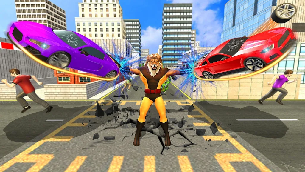Scary Lion Crime City Attack屏幕截圖0