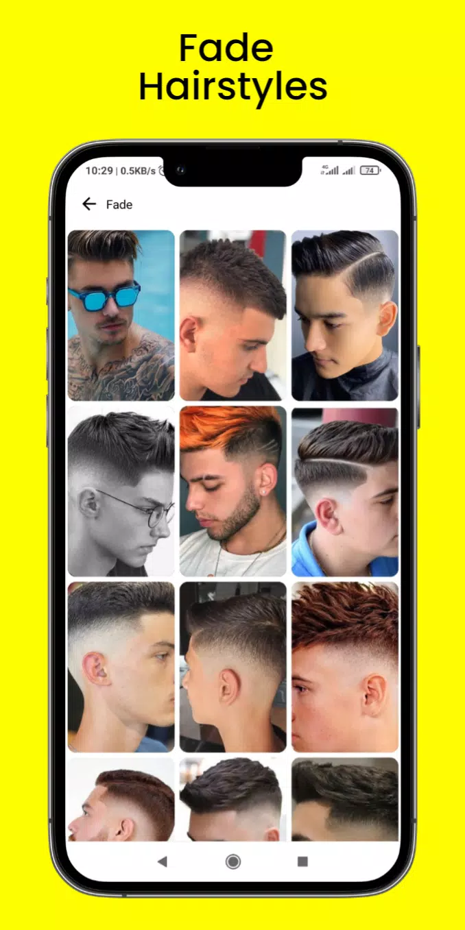 ภาพหน้าจอ Mens Latest Hairstyles 2023 0