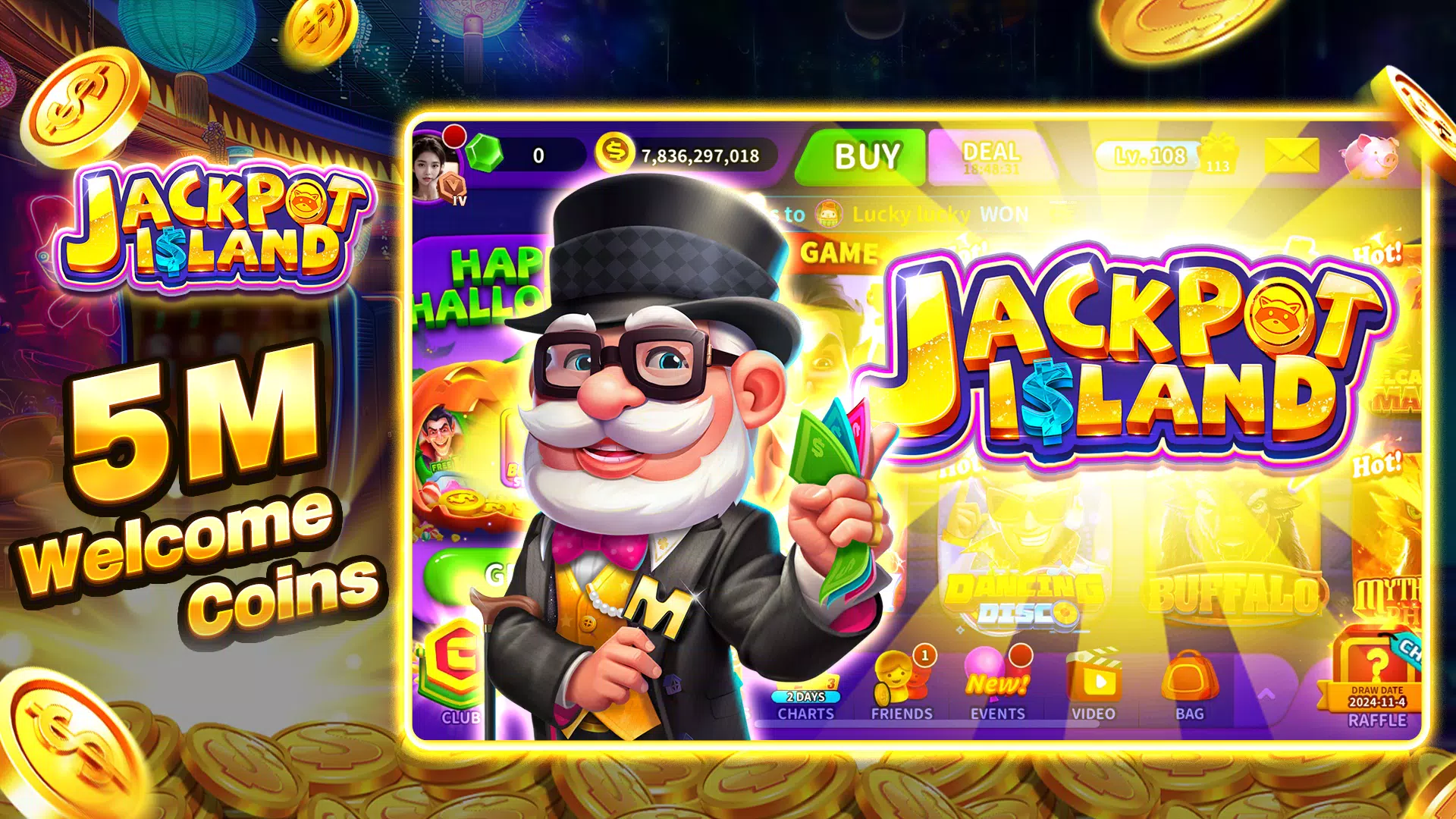 Jackpot Island ảnh chụp màn hình 0