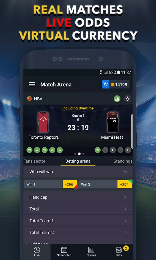 Screenshot Sports Betting Game - BET UP 0