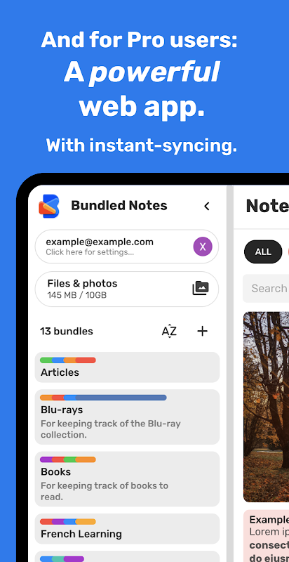 Screenshot Bundled Notes + Lists + To-do 0