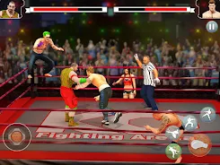 Beat Em Up Wrestling Game экрана 1