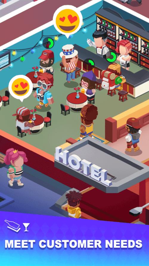 ภาพหน้าจอ Sim Hotel Tycoon 3