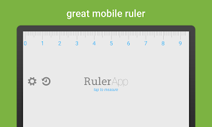 ภาพหน้าจอ Ruler App: Measure centimeters 0