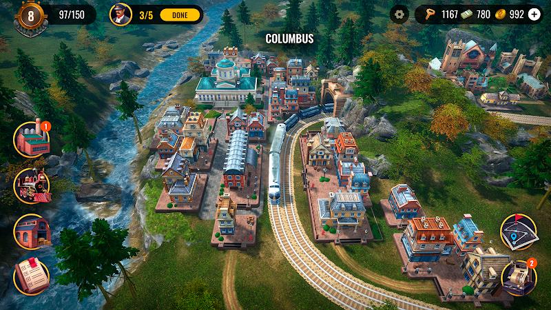 ภาพหน้าจอ Railroad Empire: Train Game 2