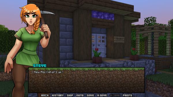 HornyCraft экрана 1