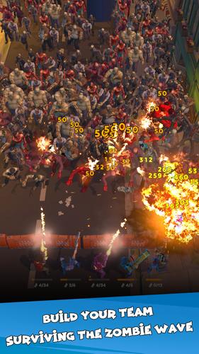 Idle Zombie Wave ekran görüntüsü 0