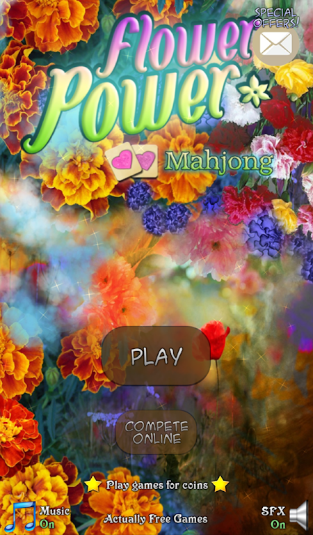 Hidden Mahjong: Flower Power屏幕截圖0