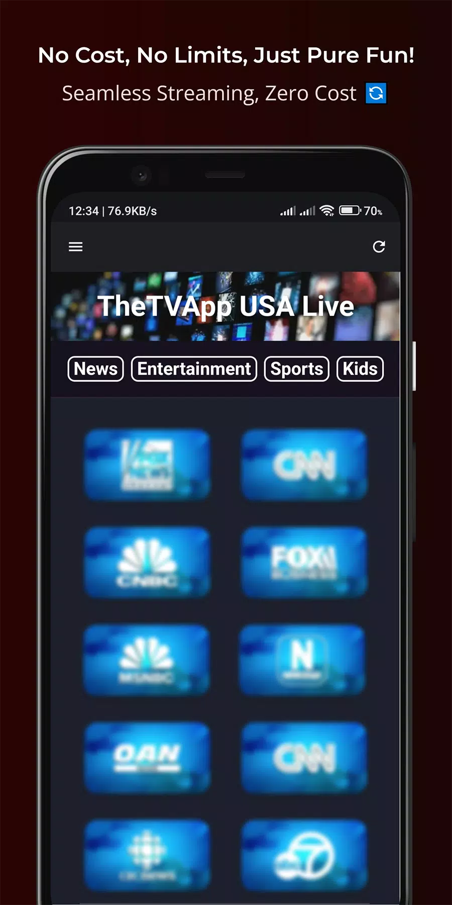 TheTVApp USA Live 스크린샷 1