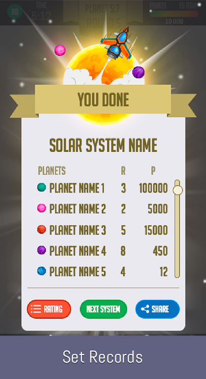 Space Solitaire屏幕截圖3