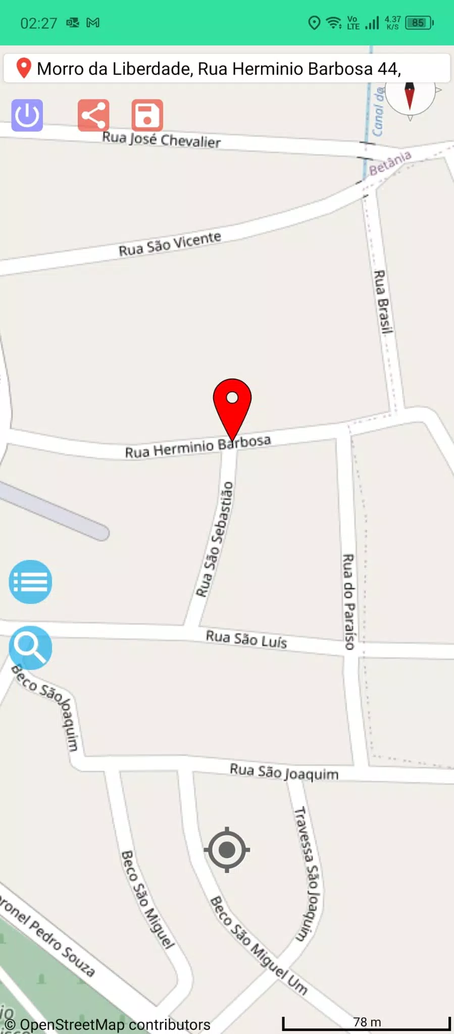 ภาพหน้าจอ USA GPS Maps & My Navigation 0