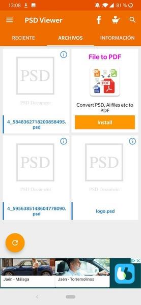 PSD File Viewer screenshot 1