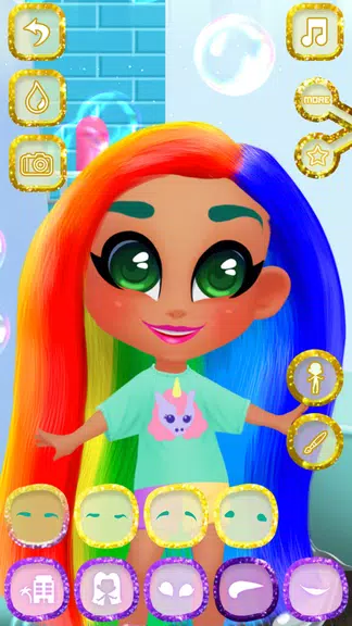 Candy Hair Salon - Doll Games ảnh chụp màn hình 1