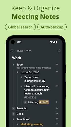 Workflowy |Note, List, Outlineスクリーンショット0