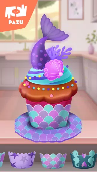 Cupcake maker cooking games ekran görüntüsü 3