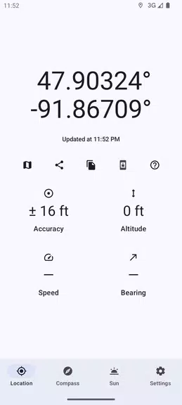 Positional GPS, Compass, Solar स्क्रीनशॉट 0