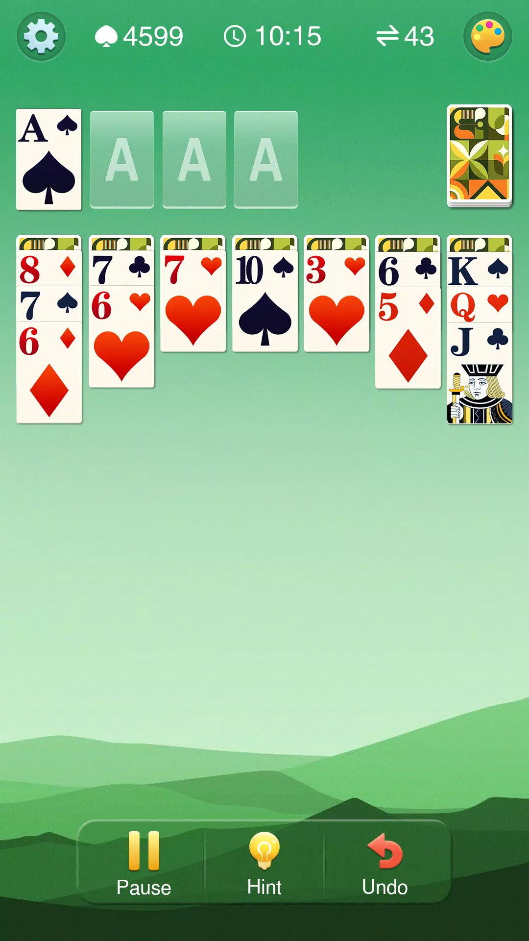 Screenshot Solitaire Card Game 3