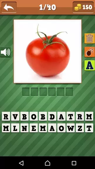 Schermata Vegetables Quiz 0