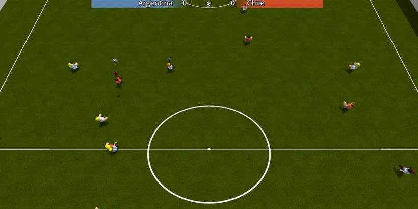 Retro Soccer 96 membawa simulasi bola sepak yang bergaya ke telapak tangan anda, sekarang di Android