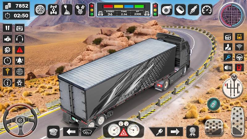 Truck Driving School Games Pro ekran görüntüsü 0