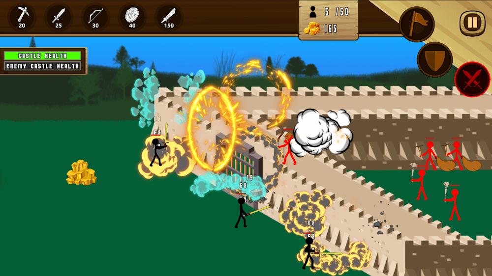 Stickman Age: Stick War Battle Captura de tela 3