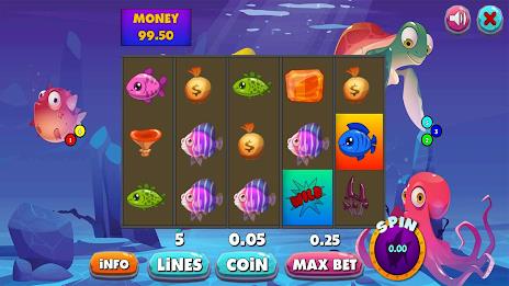 Jackpot underwater City slots ekran görüntüsü 0