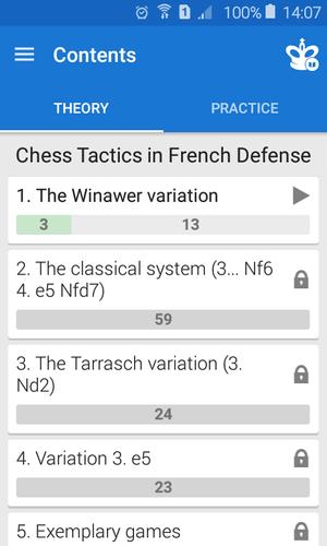 Chess Tactics: French Defense capture d’écran 1