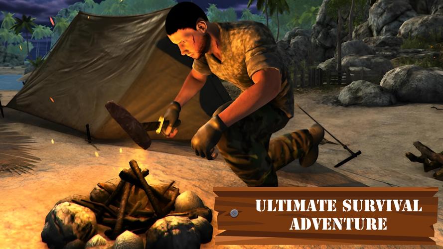 Island Jungle- Survival Games captura de pantalla 0
