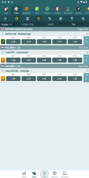 Nesine capture d’écran 2