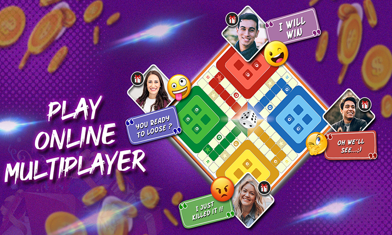 ภาพหน้าจอ Online Ludo apnaludo goti game 1