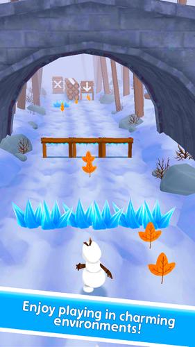 Snowman Rush屏幕截圖0