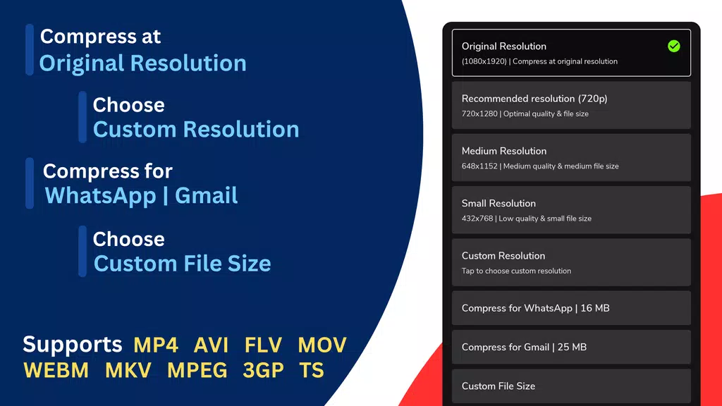 Screenshot Reduce & compress video size 1