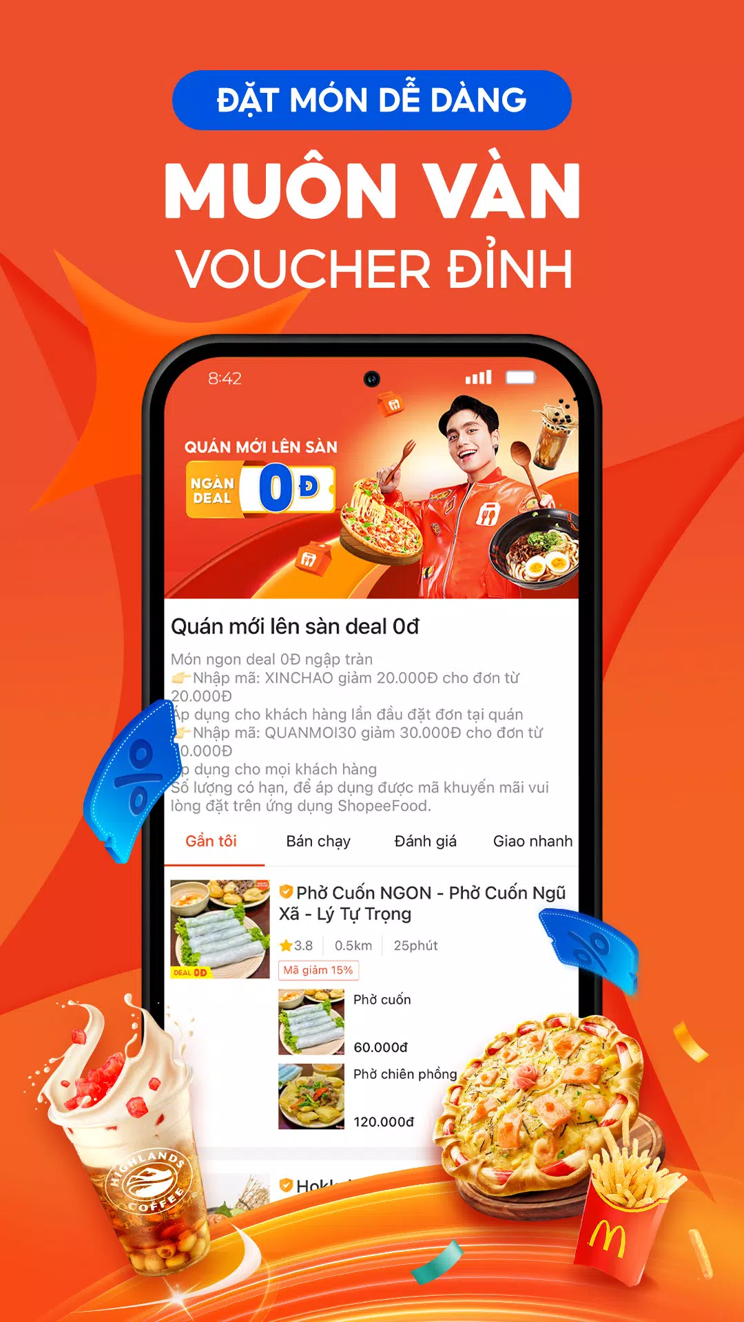 ShopeeFood - Ứng dụng giao món屏幕截圖3