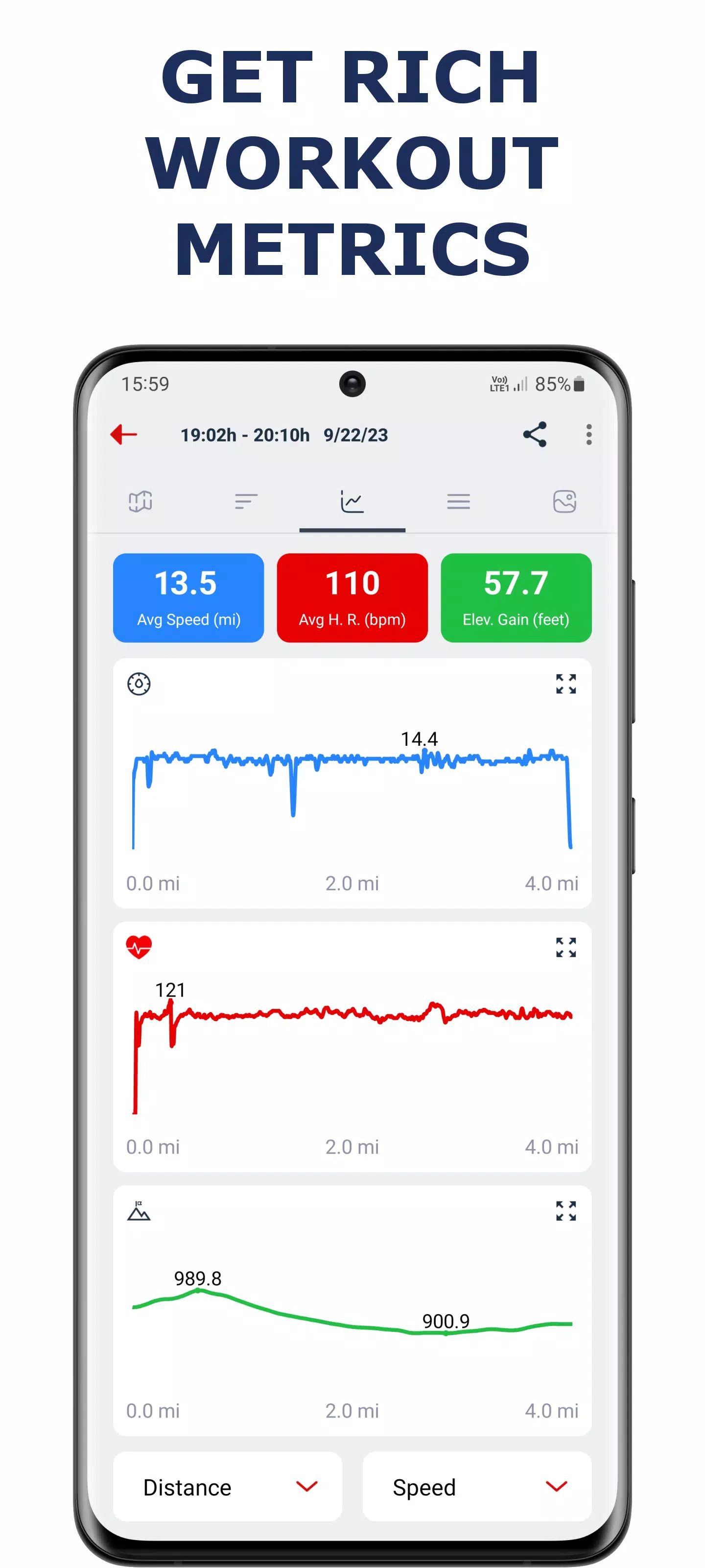 Cycling app — Bike Tracker Screenshot 3