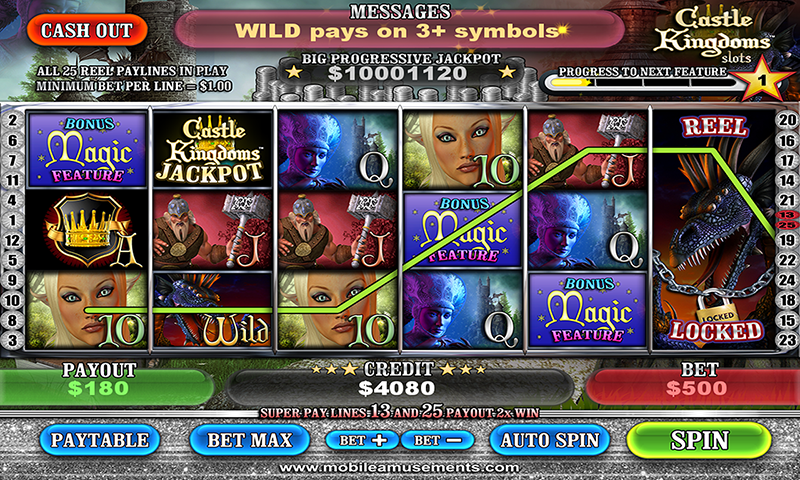 Screenshot Castle Kingdoms Magic Dragon Legend Slots FREE 0