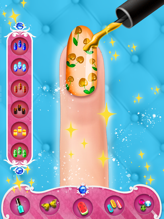 Schermata Fashion Nail Polish Salon Game 0