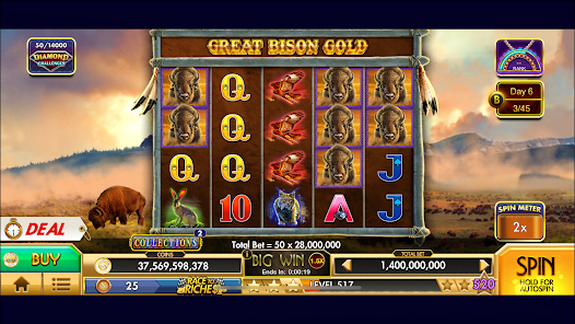 Black Diamond Casino Slots Mod 스크린샷 1