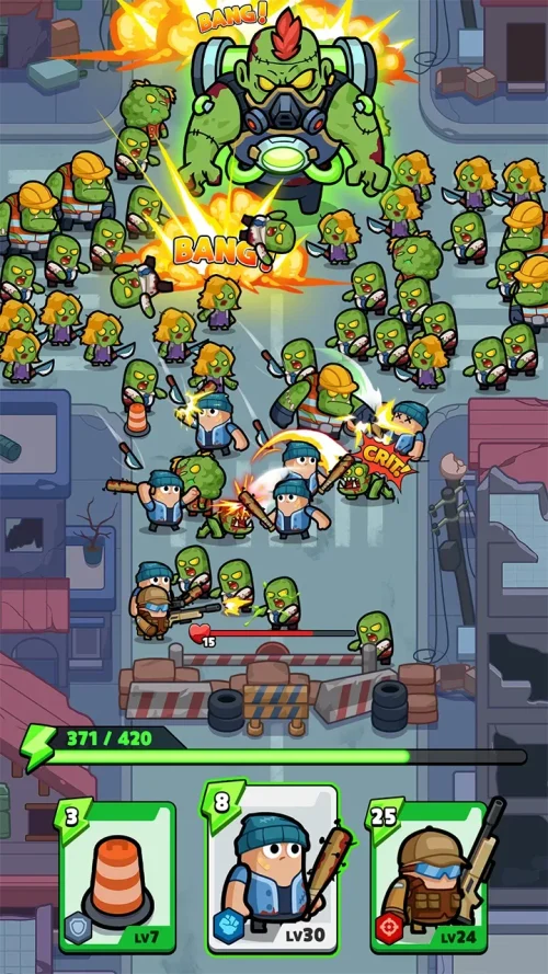 Zombie City: Attack Army Tangkapan skrin 2