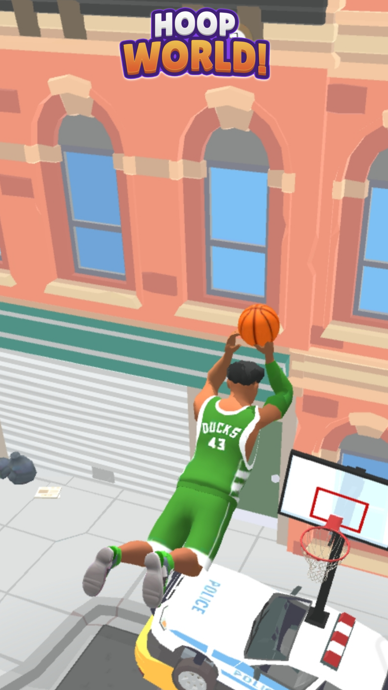 Hoop World: Flip Dunk Game 3D 스크린샷 1