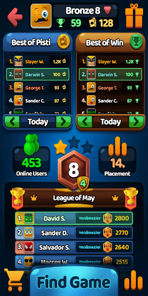 Pisti Online League屏幕截圖2