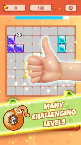Block Puzzle Jewel Crystal Cat应用截图第0张