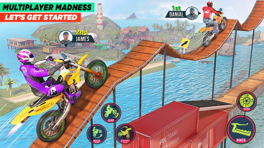 Bike Stunt Game: Tricks Master屏幕截圖0