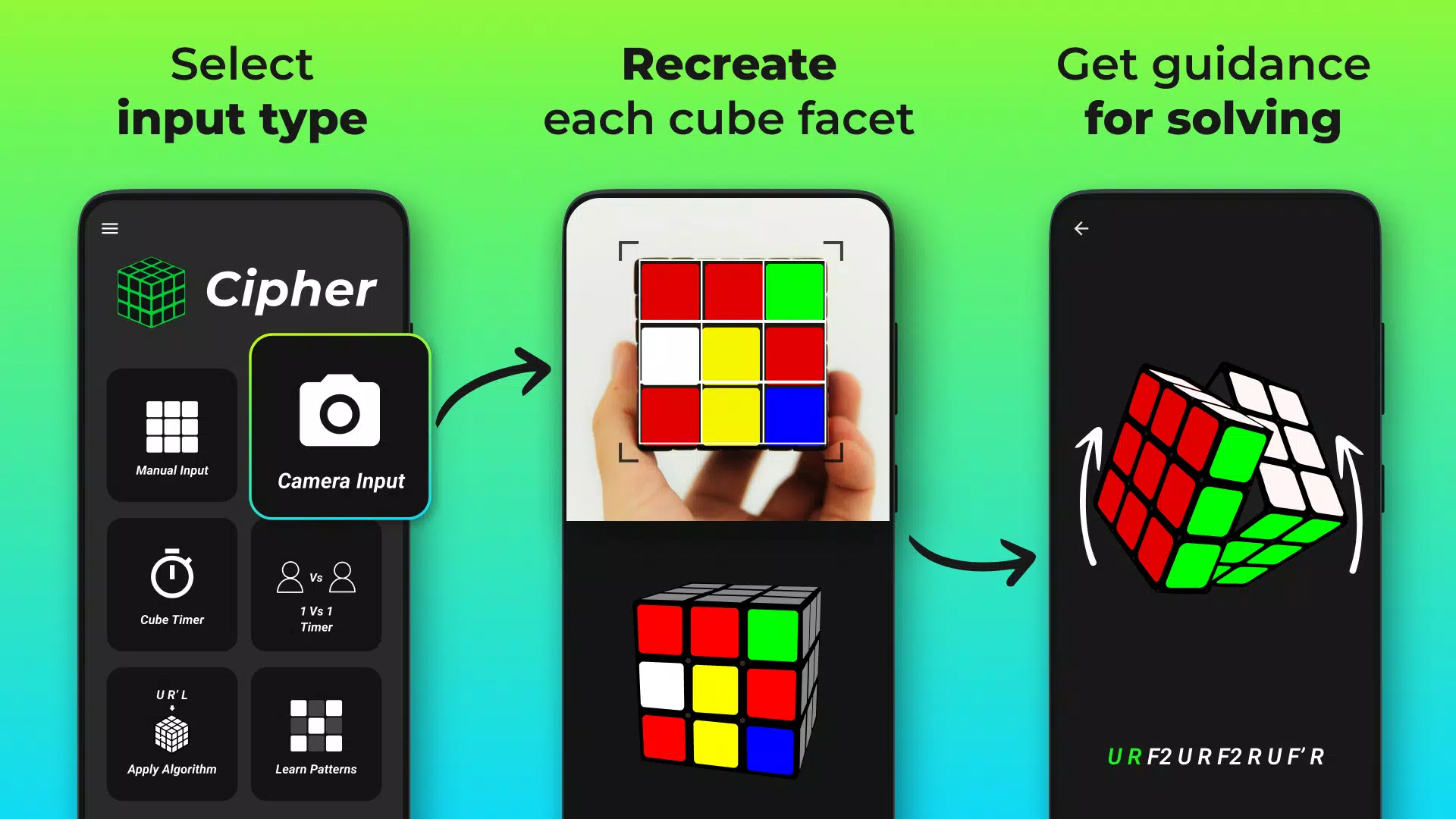 Cube Cipher - Würfel-Löser Screenshot 1