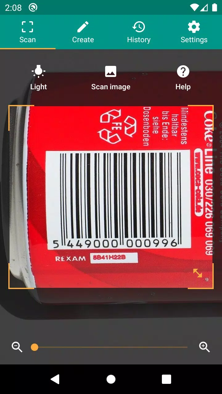 ภาพหน้าจอ QR & Barcode Reader 1