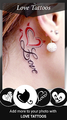Tattoo Name On My Photo Editor 스크린샷 1