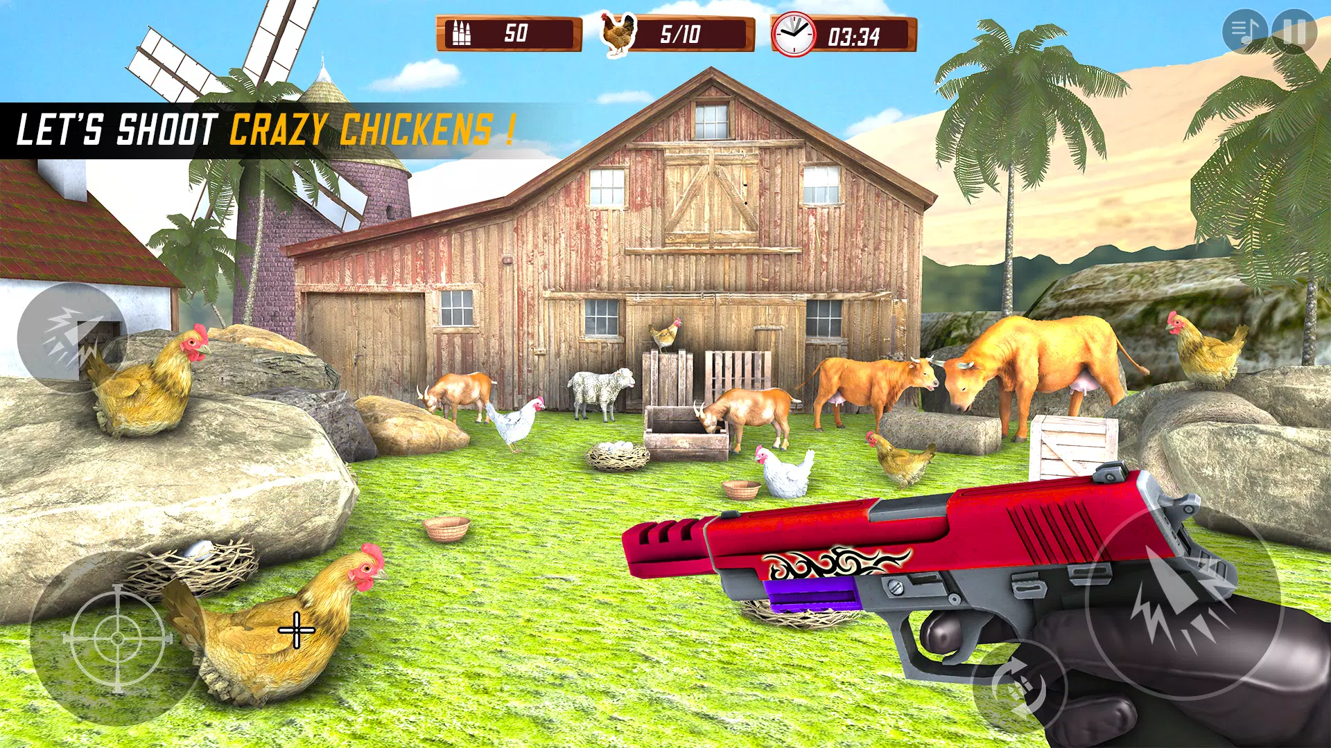 Chicken Shooting 3D Hunt Games Zrzut ekranu 3