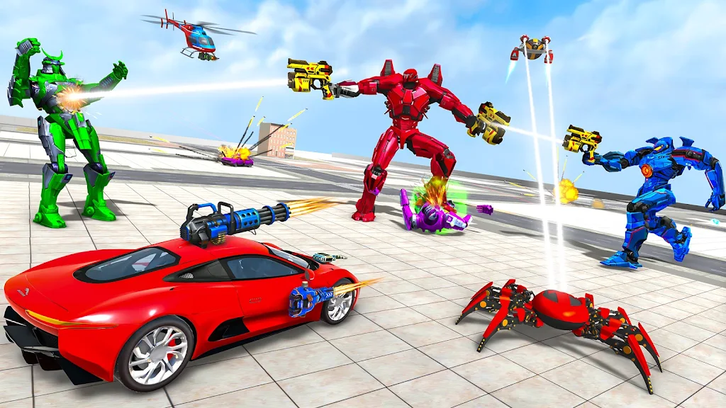 Spider Robot Games: Robot Car屏幕截圖3