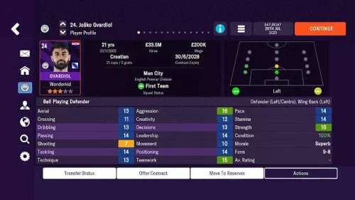 Football Manager Mobile 2024 Zrzut ekranu 1